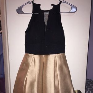 Short Black and Gold dress